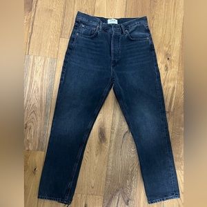 Agolde Riley straight crop jeans size 27